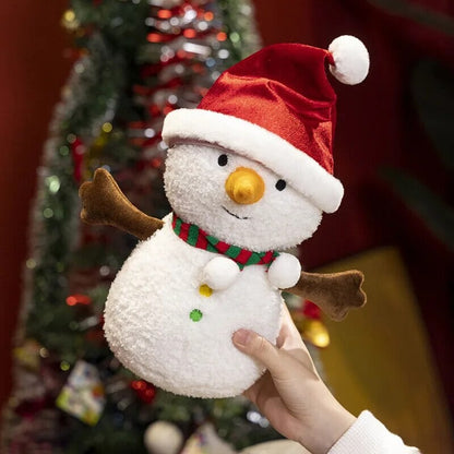 Cute Holiday Snowman Gingerbread Plush Toys