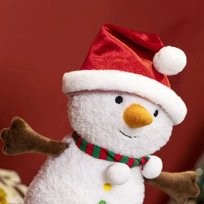 Cute Holiday Snowman Gingerbread Plush Toys