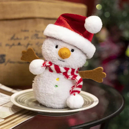 Cute Holiday Snowman Gingerbread Plush Toys - Fesara
