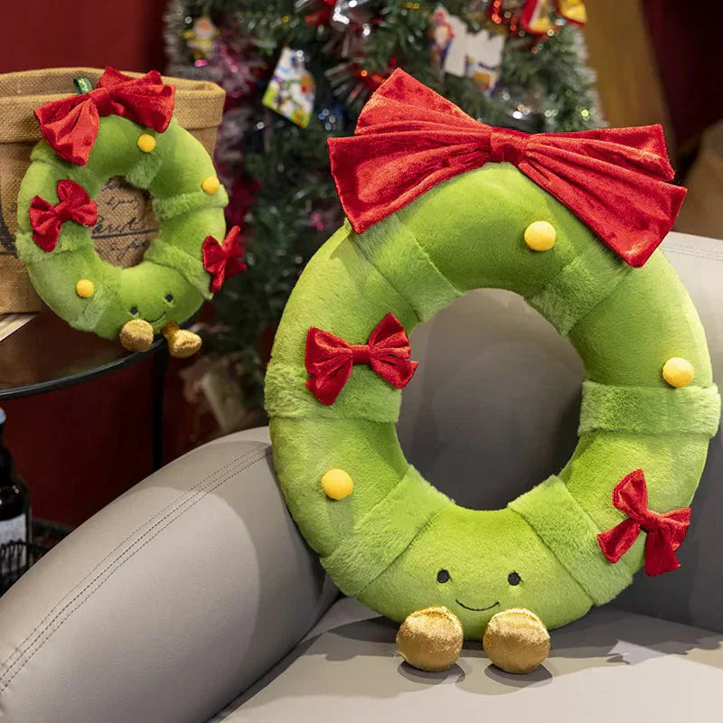 Christmas Tree Wreath Door Hanger Soft Plush Toy