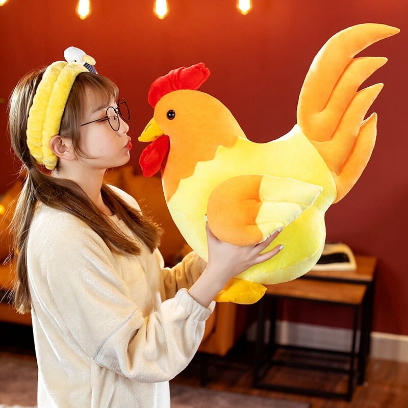 Cute Plush Chicken Family Set