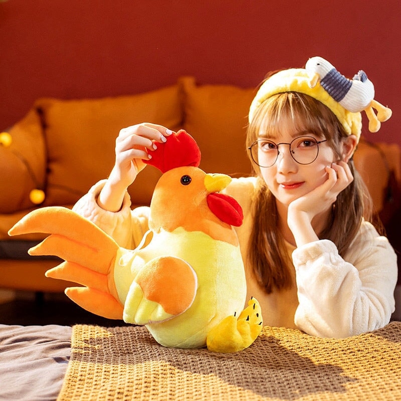 Cute Plush Chicken Family Set