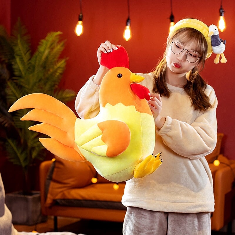 Cute Plush Chicken Family Set