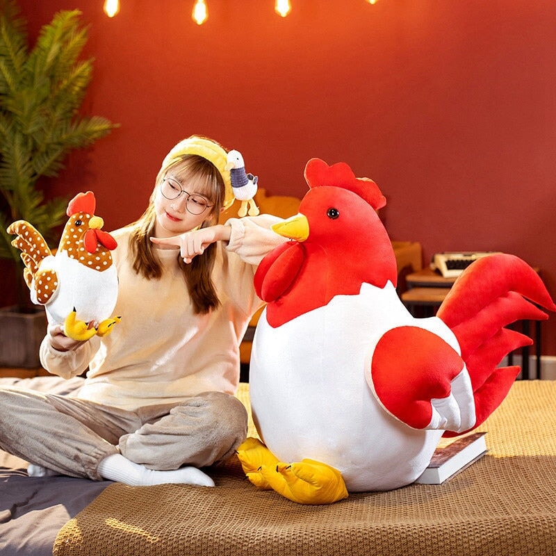 Cute Plush Chicken Family Set