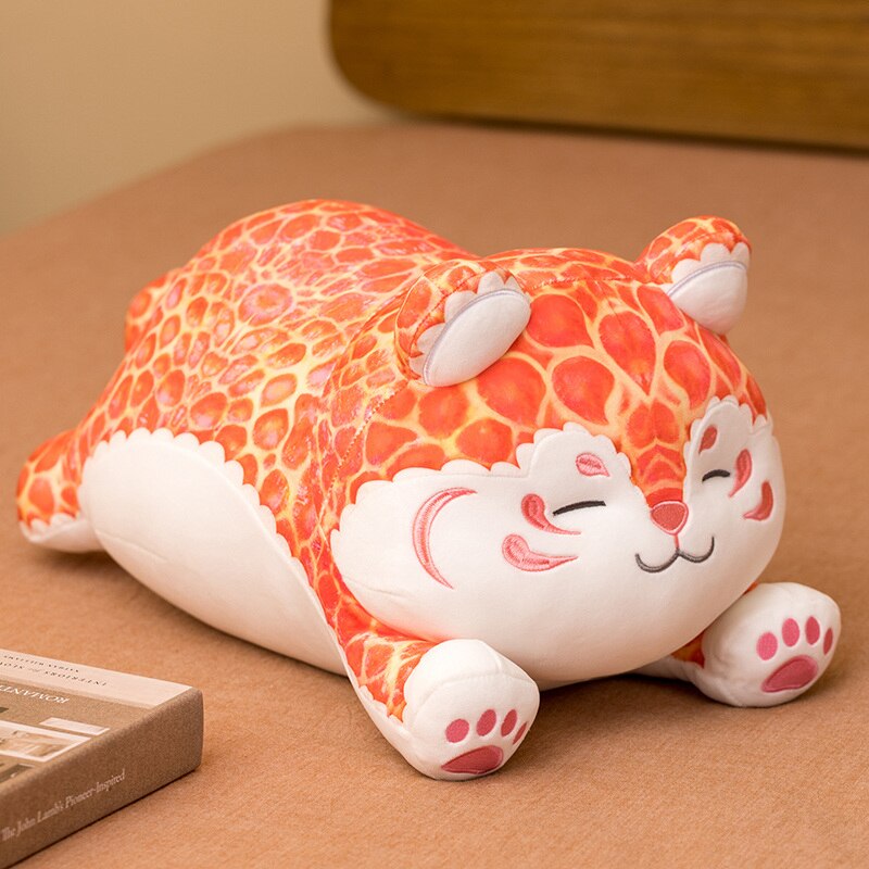 Adorable Fat Orange Leopard Plush