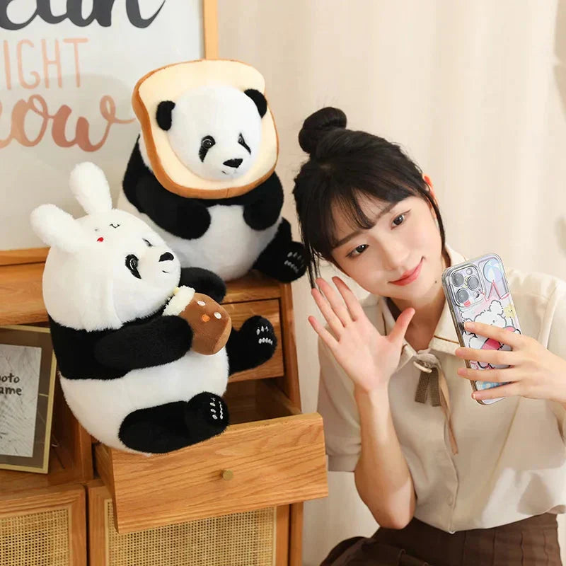 Cute Big Panda Soft Plush Socks