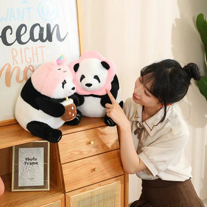 Cute Big Panda Soft Plush Socks