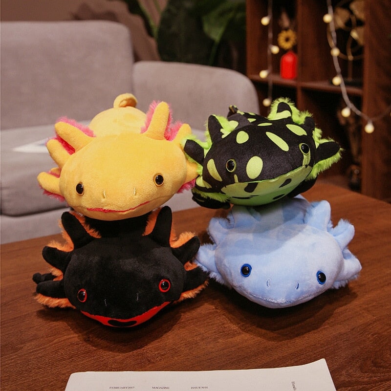 Cute Colorful Axolotl Soft Toy Set