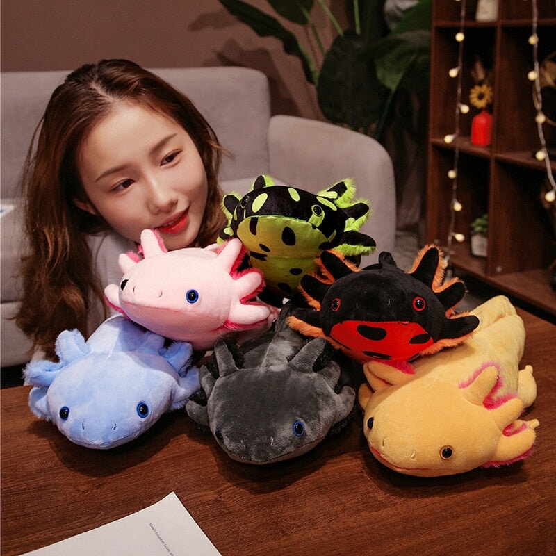 Cute Colorful Axolotl Soft Toy Set - Fesara