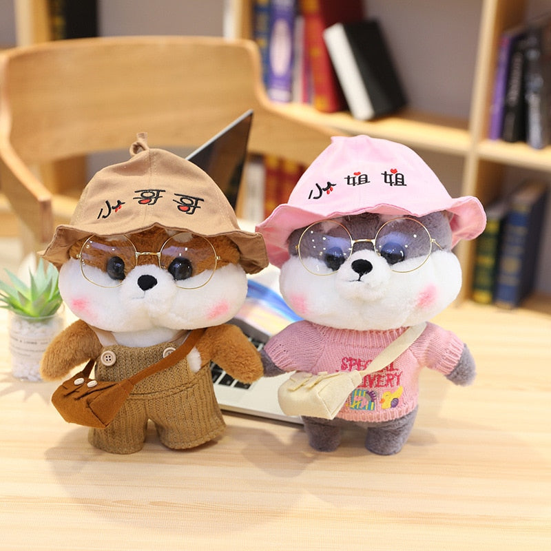 Cute Shiba Inu Plush Toy Family Set