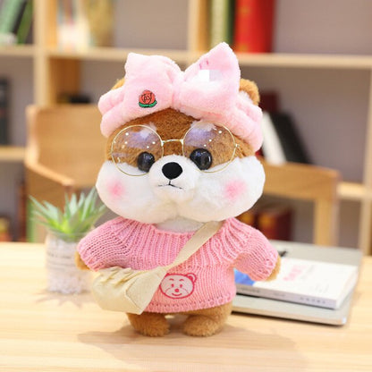 Cute Shiba Inu Plush Toy Family Set