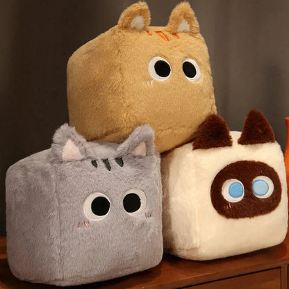 Cute Plush Cat Toy Figure Set