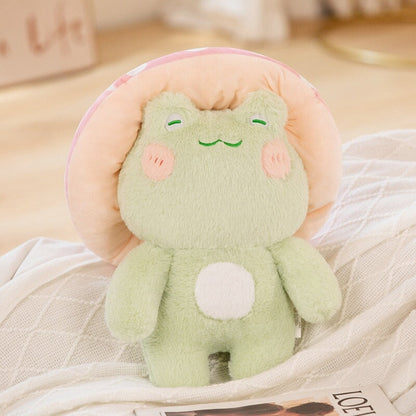 Cute Mushroom Frog Soft Toy Figures - Fesara