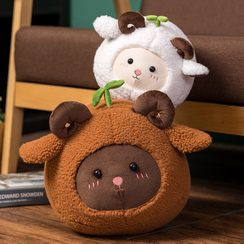 Cute Plush Sheep Toy Figure