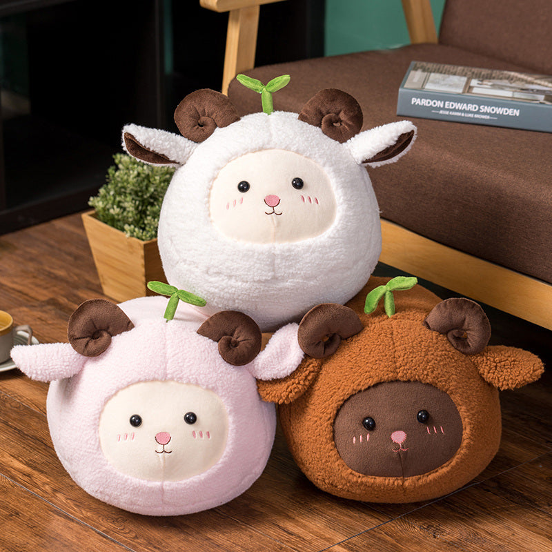 Cute Plush Sheep Toy Figure