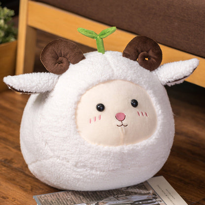 Cute Plush Sheep Toy Figure