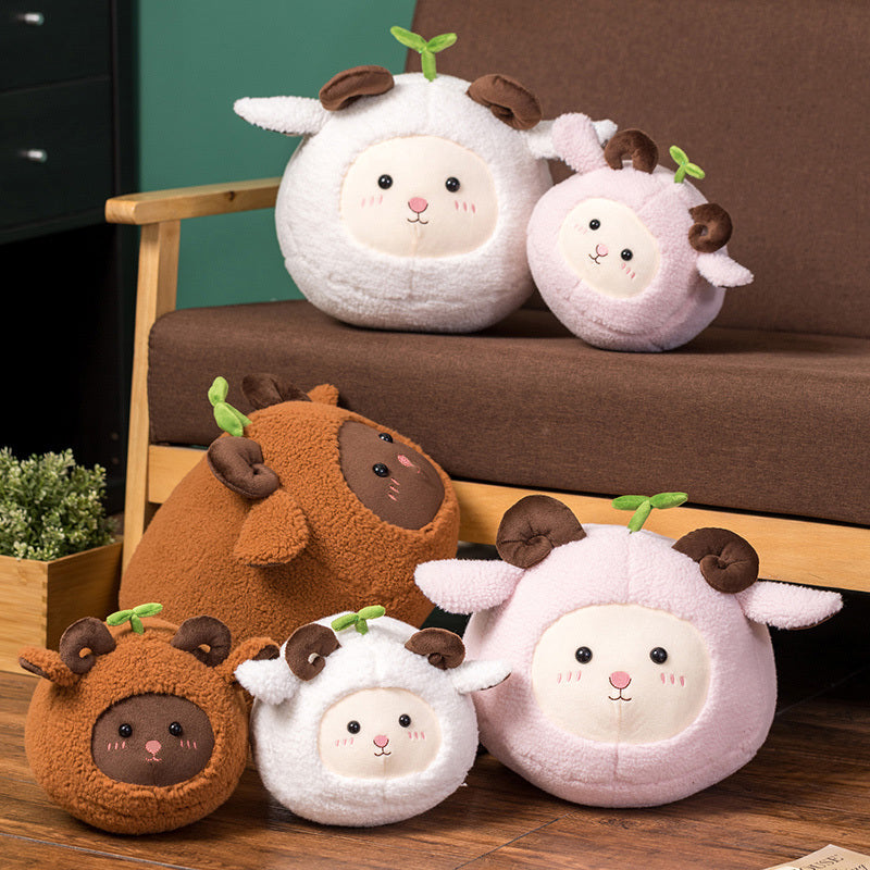 Cute Plush Sheep Toy Figure