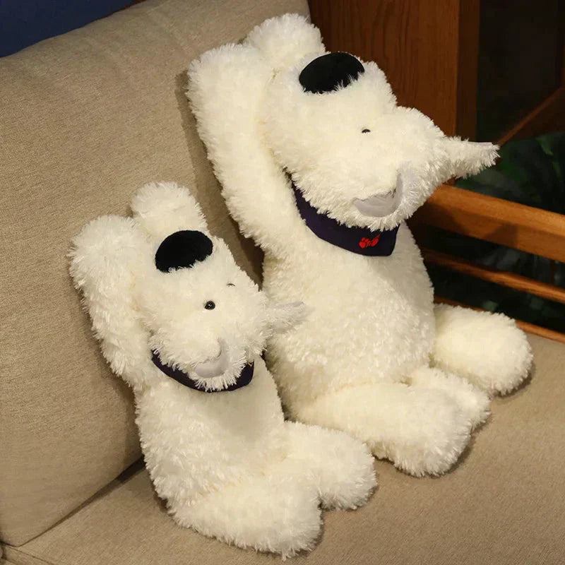 Cute White Westie Soft Plush Toy - Fesara