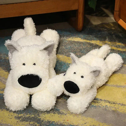Cute White Westie Soft Plush Toy