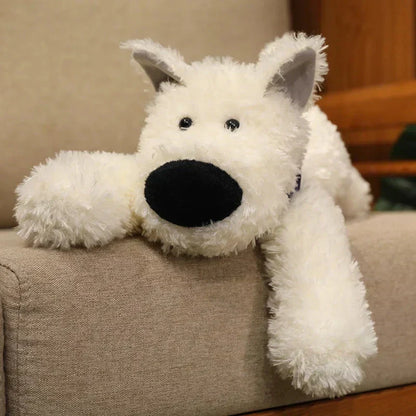 Cute White Westie Soft Plush Toy