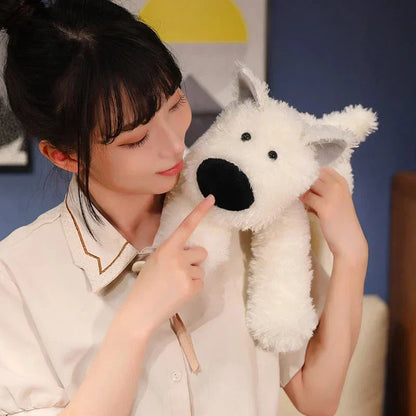 Cute White Westie Soft Plush Toy