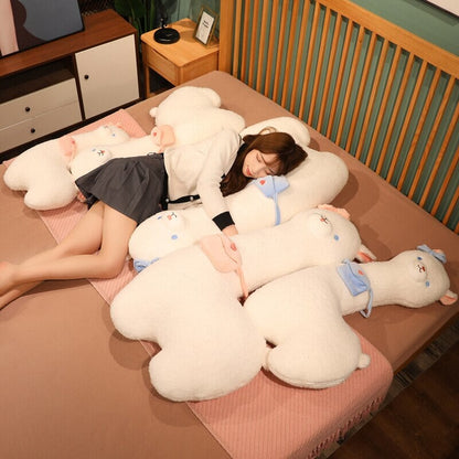 Cute Soft White Alpaca Stuffed Animal Toy