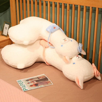 Cute Soft White Alpaca Stuffed Animal Toy