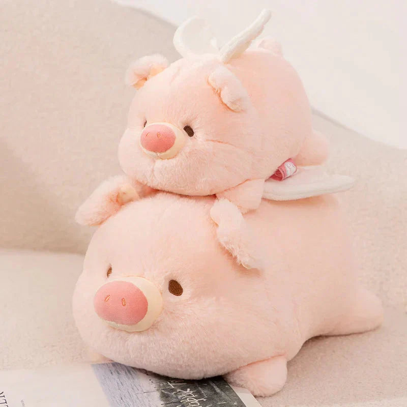Cute Angel Pig Soft Toy
