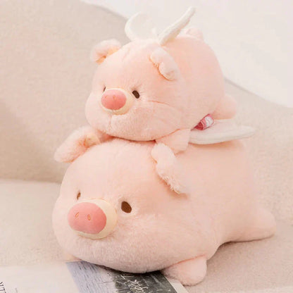 Cute Angel Pig Soft Toy