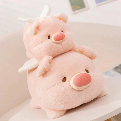 Cute Angel Pig Soft Toy