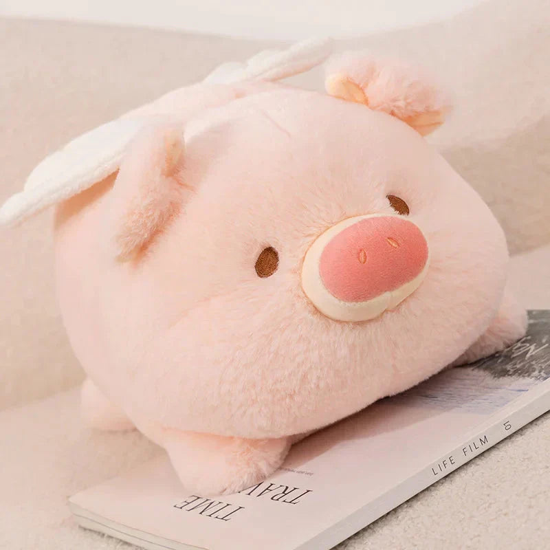 Cute Angel Pig Soft Toy