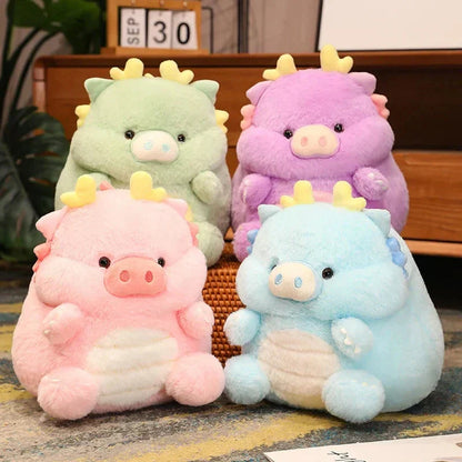 Cute Cartoon Pig Dragon Stuffed Toy