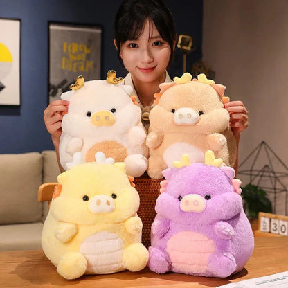 Cute Cartoon Pig Dragon Stuffed Toy