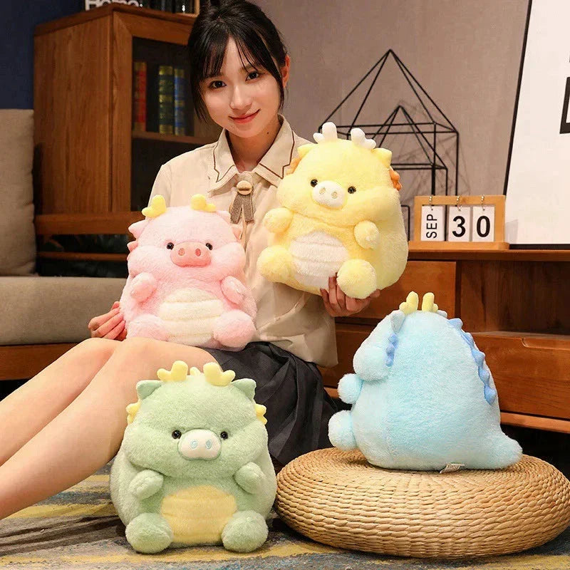 Cute Cartoon Pig Dragon Stuffed Toy