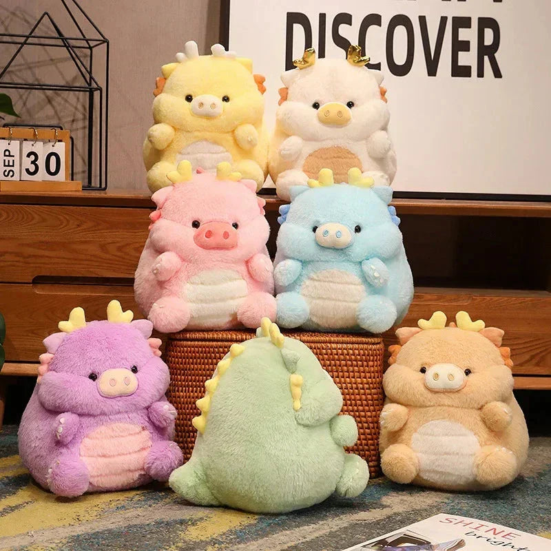 Cute Cartoon Pig Dragon Stuffed Toy
