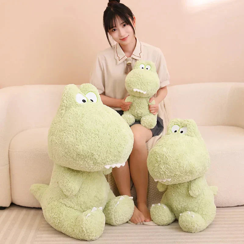 Cute Fun Green Pink Dinosaur Soft Toys