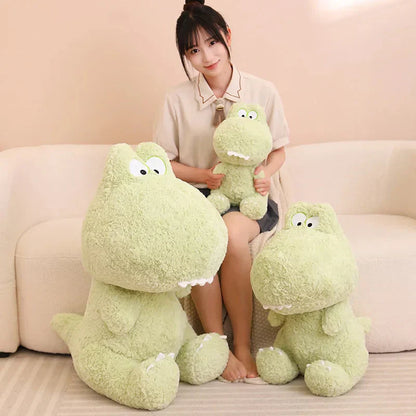 Cute Fun Green Pink Dinosaur Soft Toys