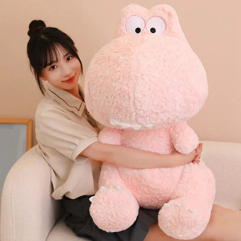 Cute Fun Green Pink Dinosaur Soft Toys