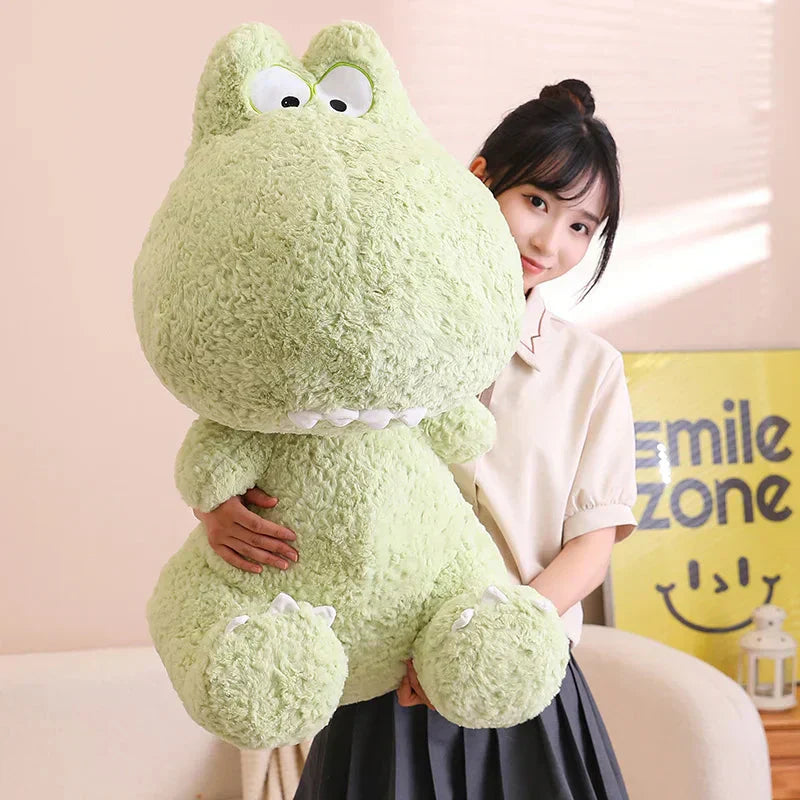 Cute Fun Green Pink Dinosaur Soft Toys