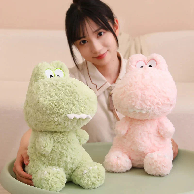 Cute Fun Green Pink Dinosaur Soft Toys