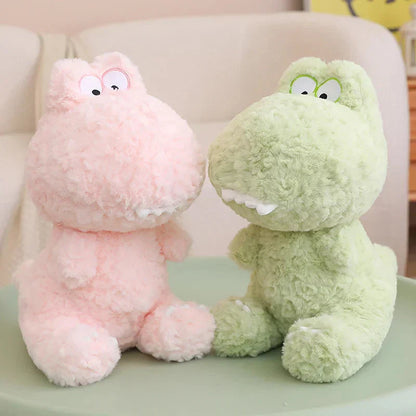 Cute Fun Green Pink Dinosaur Soft Toys - Fesara