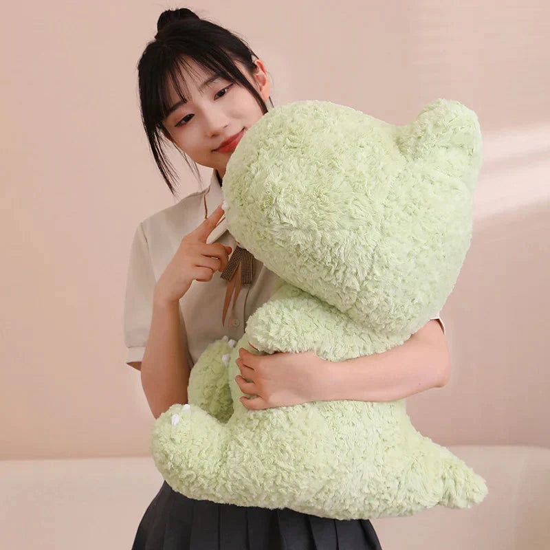 Cute Fun Green Pink Dinosaur Soft Toys