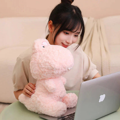 Cute Fun Green Pink Dinosaur Soft Toys