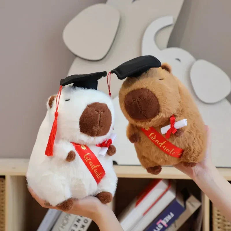 Cute Graduation Capybara Soft Toys