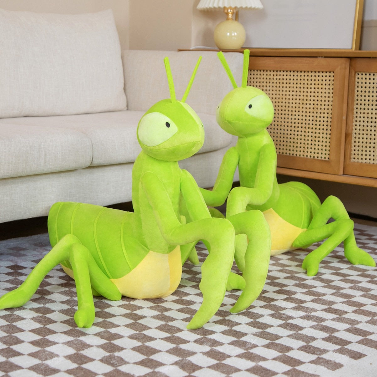 Cute Green Mantis Soft Toy - Fesara