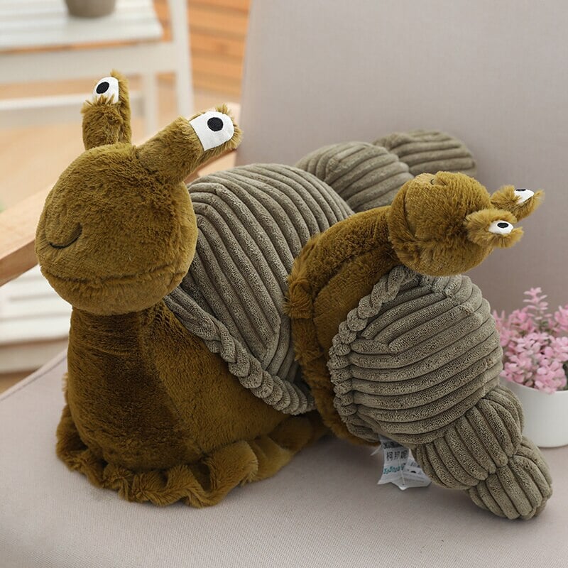 Cute Green Snail Stuffed Toy