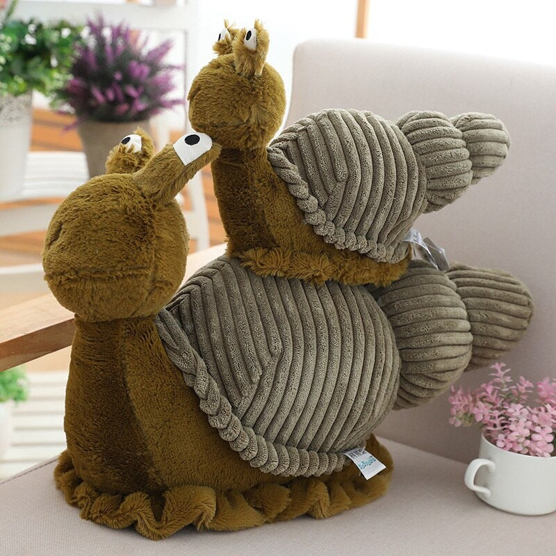 Cute Green Snail Stuffed Toy - Fesara