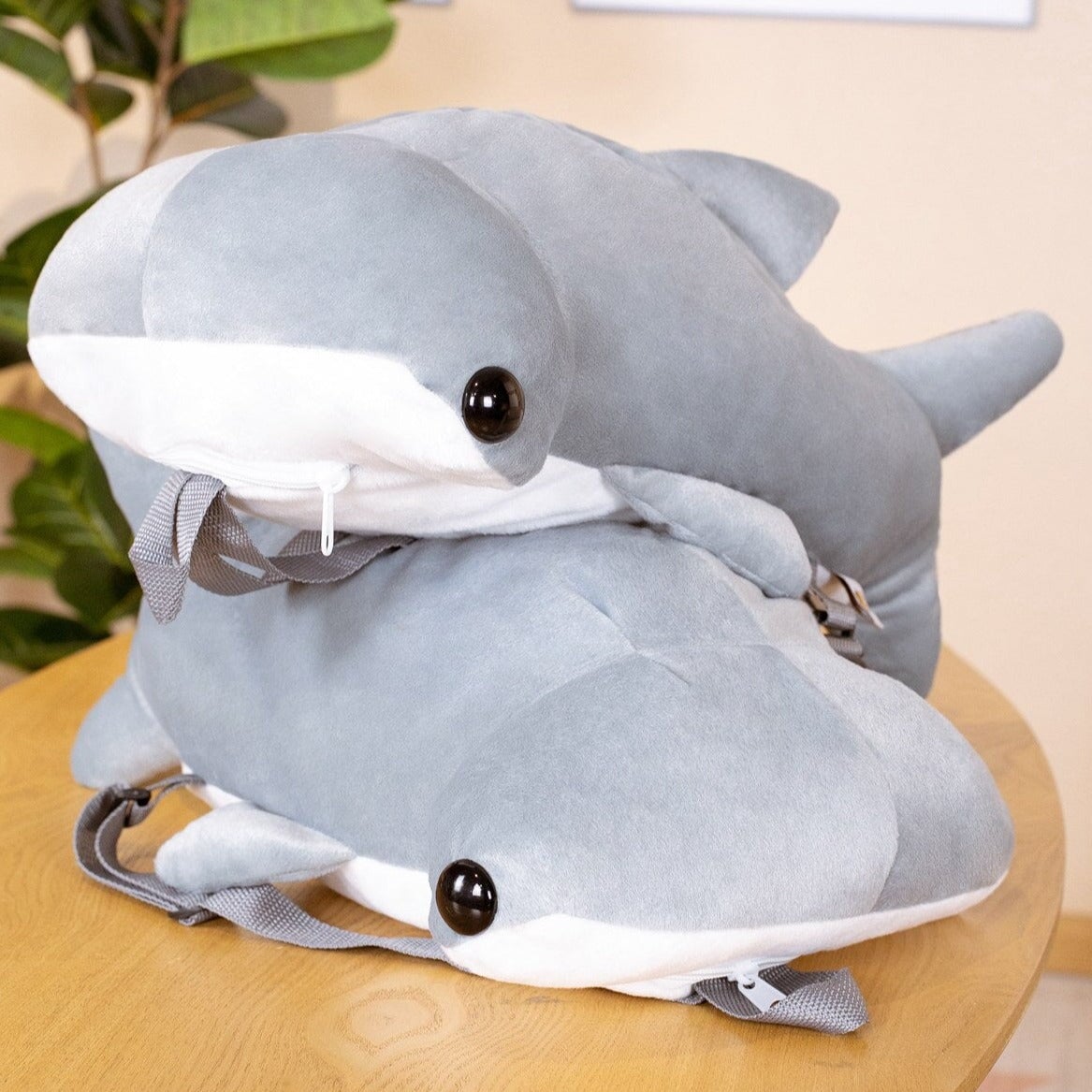 Cute Shark Soft School Backpack