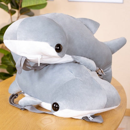 Cute Shark Soft School Backpack