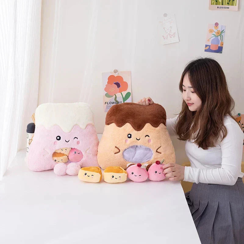 Colorful Sweet Treat Plush Candy Bags